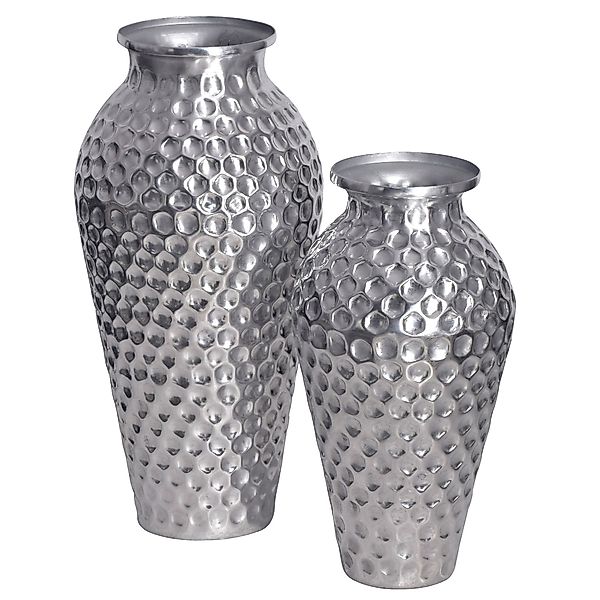 FINEBUY Bodenvase FB65099 (2er Set Aluminium günstig online kaufen