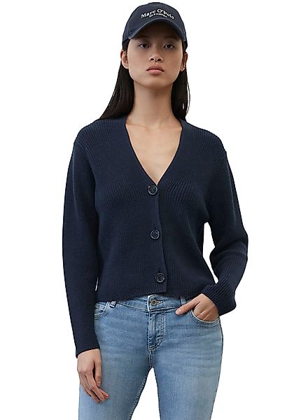 Marc O'Polo Strickjacke in kurzer, gerader günstig online kaufen