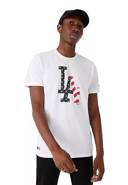 New Era Herren T-Shirt MLB Infill Team Logo Tee LA DODGERS Weiß günstig online kaufen