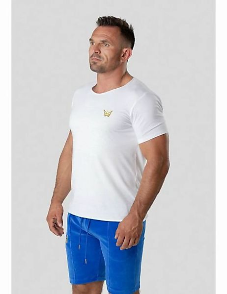 TRES AMIGOS T-Shirt Trenndiges Rundhalsshirt mit Logo günstig online kaufen