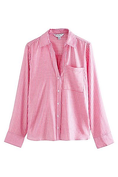 Next Langarmhemd Langärmelige, legere Business-Bluse (1-tlg) günstig online kaufen