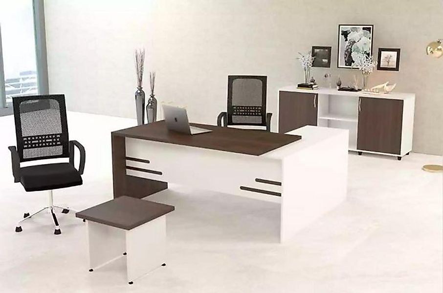 Xlmoebel Sofa Luxuriöses Büro-Set in Weiß - Vollständige Einrichtung für da günstig online kaufen