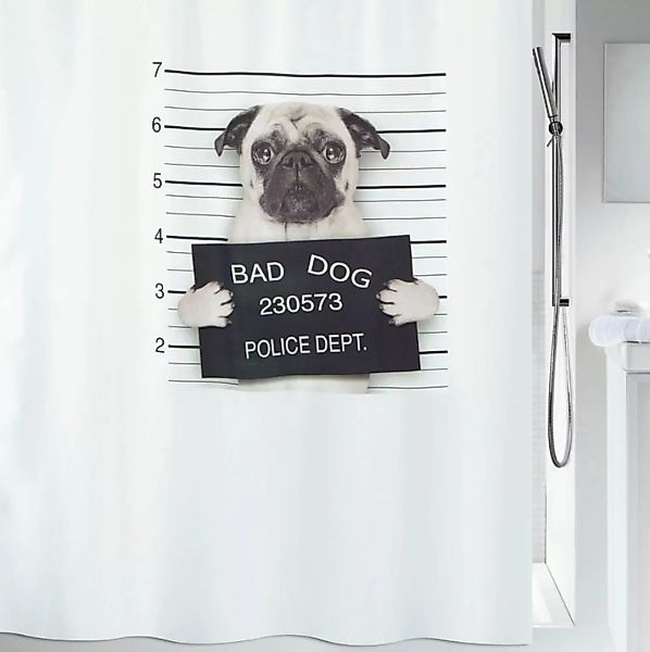 spirella Duschvorhang "BAD DOG", wasserabweisend günstig online kaufen