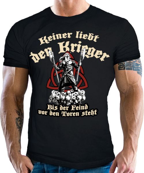 LOBO NEGRO® T-Shirt für Wikinger Nordmann günstig online kaufen