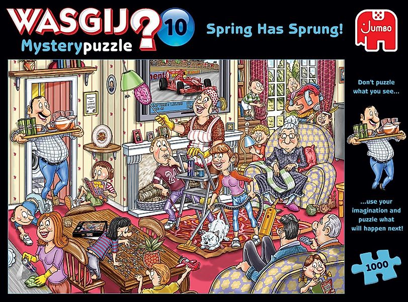 Jumbo Spiele Puzzle Wasgij Mystery 10 Spring has Spung! 1000 Teile Puzzle, günstig online kaufen