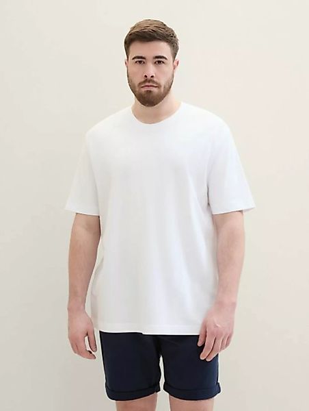 TOM TAILOR PLUS T-Shirt Plus - Piqué T-Shirt günstig online kaufen