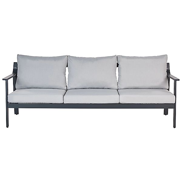 Beliani Gartensofa KIATO Hellgrau 80x225x77 günstig online kaufen
