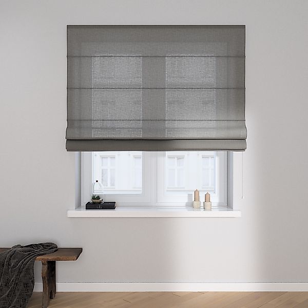 Dekoria Raffrollo Capri, grau, 50 x 60 cm günstig online kaufen