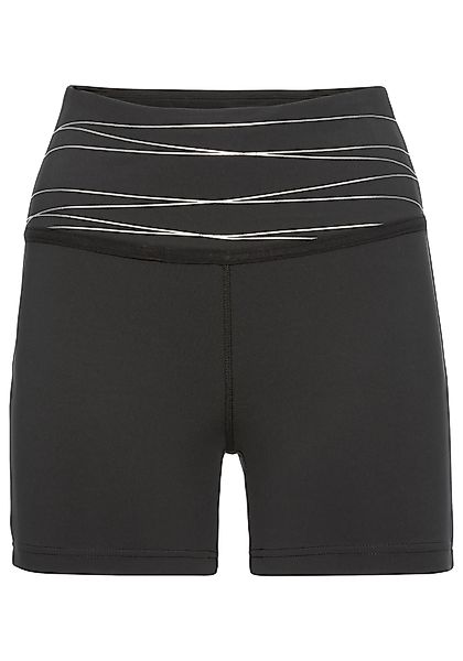 Vivance active Shorts, Sportshorts mit breiten Bündchen und Druck günstig online kaufen