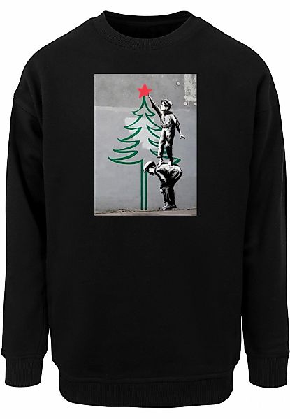 Merchcode Rundhalspullover "Merchcode Banksy - Christmas Tree Crewneck" 1 S günstig online kaufen