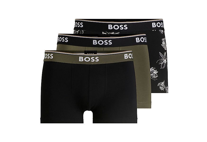 BOSS Boxer Trunk Power Design (3-St., 3er Pack) mit breitem Webgummibund günstig online kaufen
