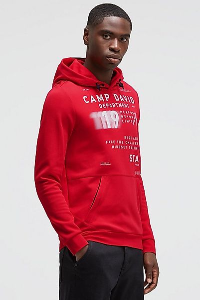 CAMP DAVID Kapuzensweatshirt Kapuze mit verstellbarem Gummizug günstig online kaufen