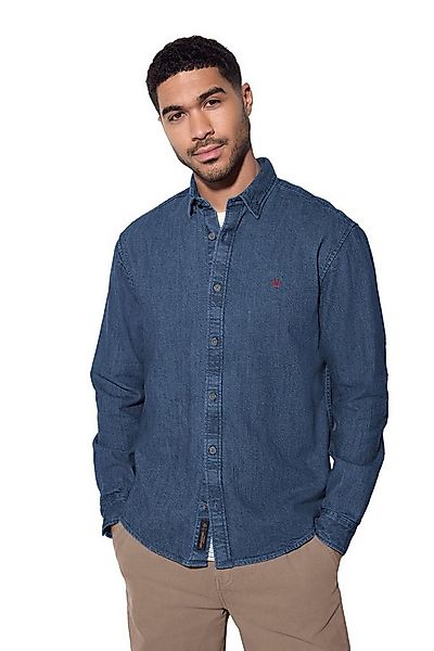Next Langarmhemd Langärmeliges Hemd aus Denim (1-tlg) günstig online kaufen