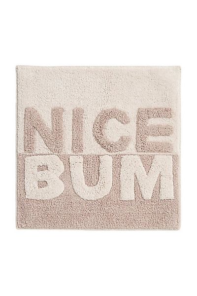 Next Badematte Nice Bum Duschmatte mit Slogan aus 100 % Baumwolle, Höhe 50 günstig online kaufen