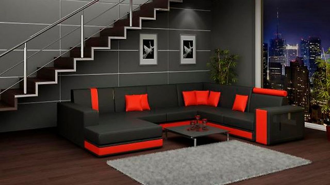 Xlmoebel Ecksofa Ecksofa Dresden in Leder für Ihr Wohnzimmer - Eckcouch Gar günstig online kaufen