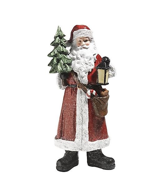 Weihnachtsmann Deko-Figur GUSTELLO, Rot, Schwarz, Weiß, Naturstein, Polyste günstig online kaufen