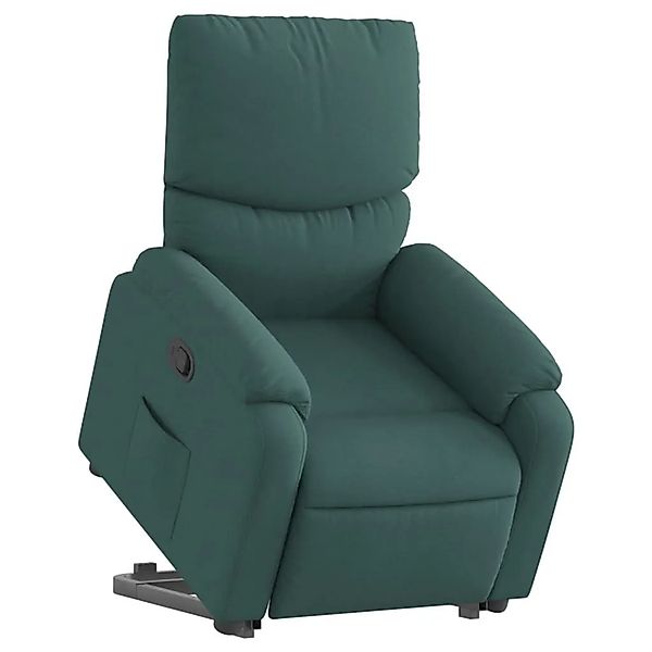 vidaXL Relaxsessel mit Aufstehhilfe Dunkelgrün Stoff 3204830 günstig online kaufen