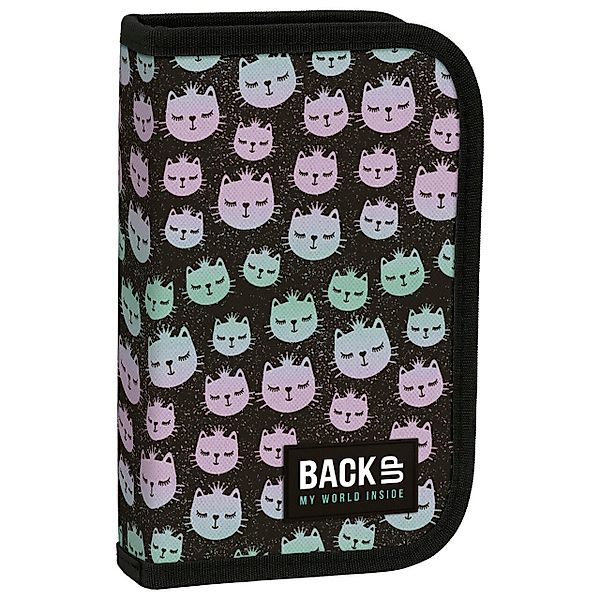 DERFORM Federtasche Katze Allover Federmappe gefüllt günstig online kaufen