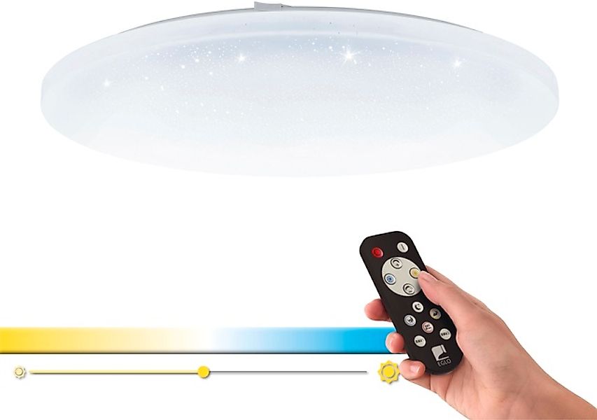 EGLO Deckenleuchte »FRANIA-A«, LED-Board, weiß / Ø57 x H7,5 cm / inkl. 1 x günstig online kaufen