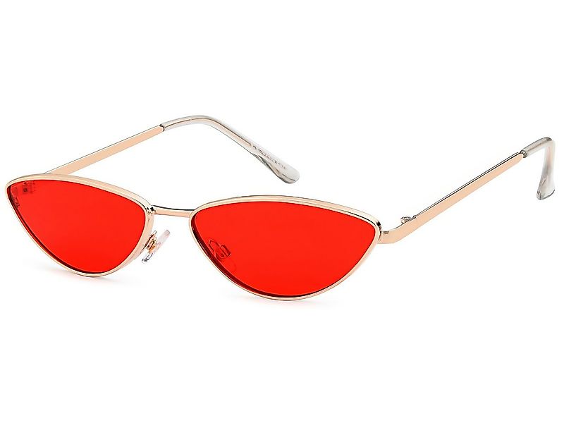 styleBREAKER Sonnenbrille Schmale Cateye Sonnenbrille mit Metallrahmen (1-S günstig online kaufen