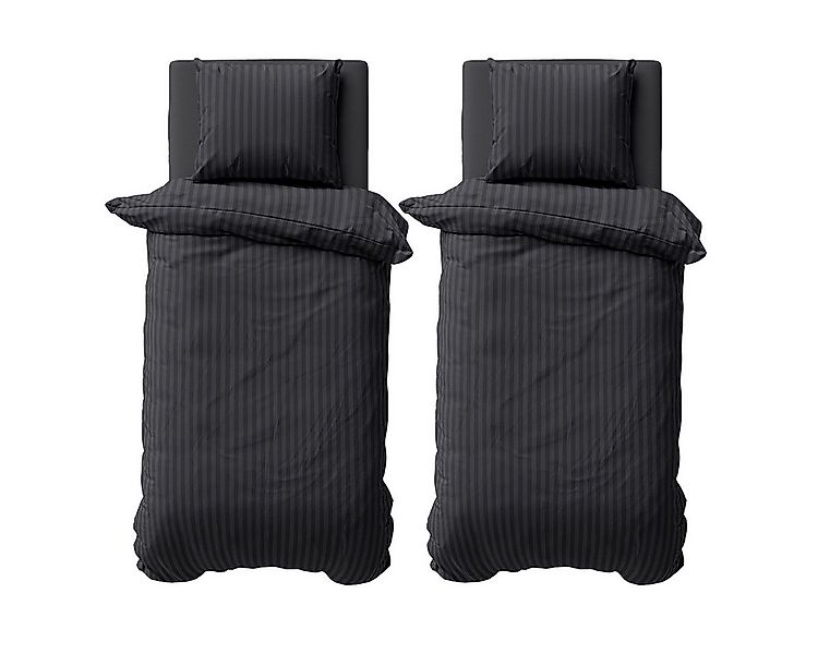 Visaggio Bettwäsche Mikrofaser Damast 135x200 155x220 200x200, Microfaser, günstig online kaufen