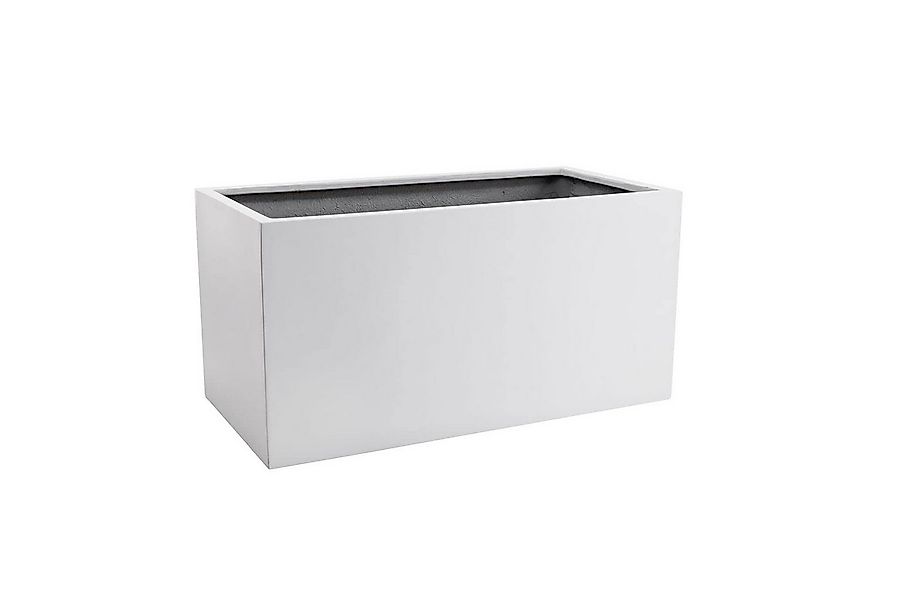 VIVANNO Pflanzkübel Fiberglas MAXI Kasten - Weiß Matt (1 St), 60x30x30 cm günstig online kaufen