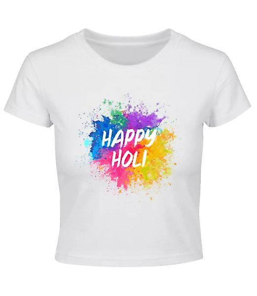 Happy Holi Color Splash · Crop T-Shirt günstig online kaufen