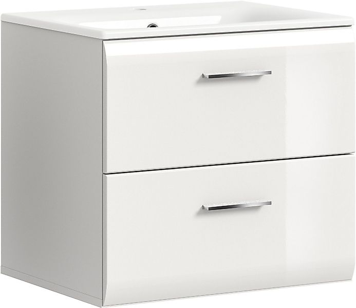 INOSIGN Waschbeckenunterschrank (2-St) Florenz, Waschtisch inkl. Waschbecke günstig online kaufen