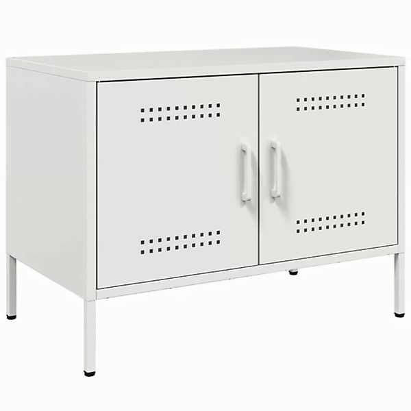 vidaXL Schrankmodule TV-Schrank Weiß 68x39x50,5 cm Stahl günstig online kaufen