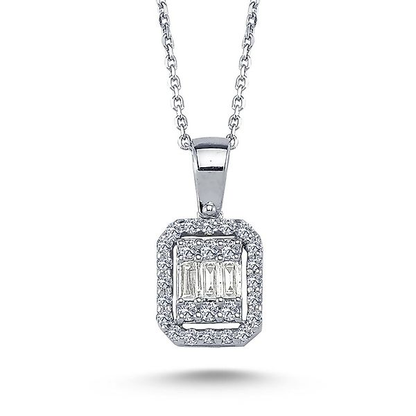 EinStein Diamant Collier Baguette Brillant Diamant günstig online kaufen