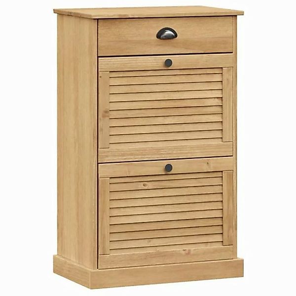 furnicato Schuhschrank VIGO 60x35x96 cm Massivholz Kiefer (1-St) günstig online kaufen