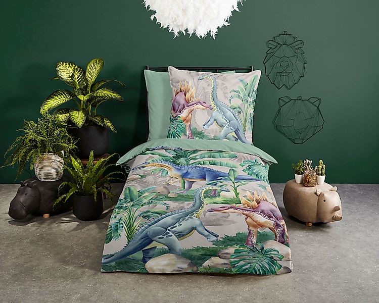 good morning Kinderbettwäsche »Century«, Baumwolle, 135x200, Reißverschluss günstig online kaufen