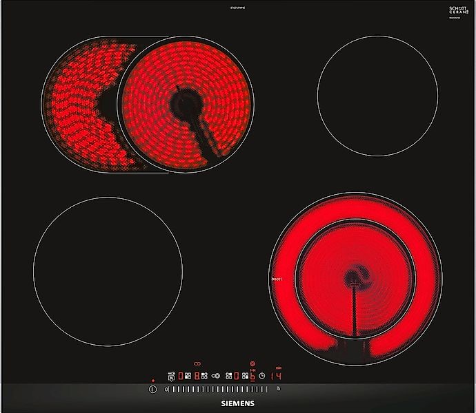 SIEMENS Elektro-Kochfeld von SCHOTT CERAN "ET675FNP1E" Optimale Hitzevertei günstig online kaufen