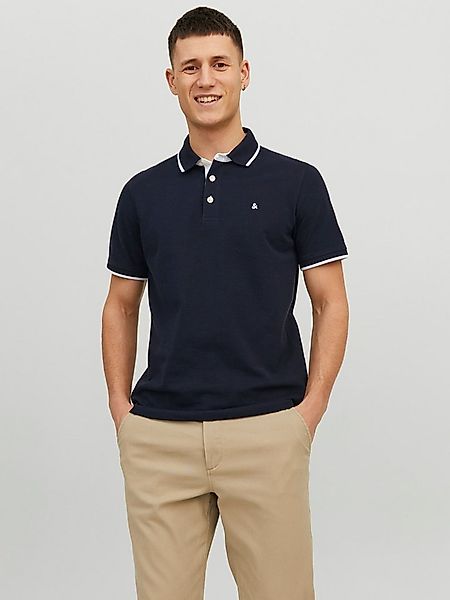 Jack & Jones Poloshirt JJEPAULOS POLO SS NOOS Baumwolle, slim fit günstig online kaufen