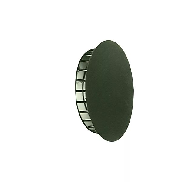 Vibia - Meridiano 4720 LED Außenwandleuchte - grün/matt/T 5cm / Ø26cm/2700K günstig online kaufen