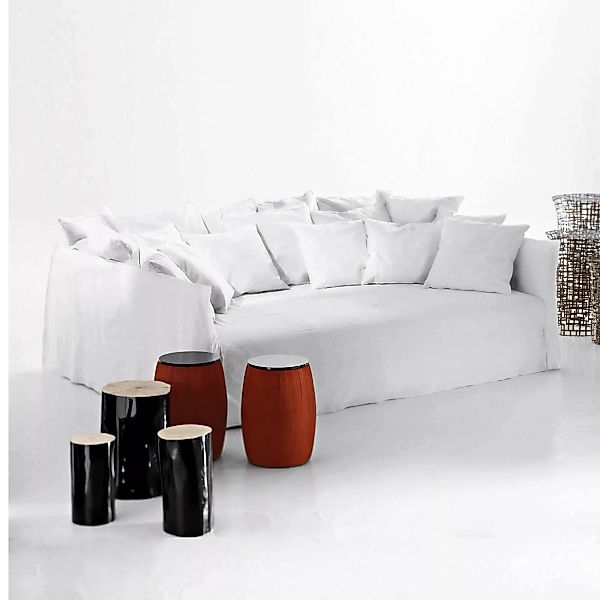 Gervasoni - Ghost 16 Sofa 220x130cm - weiß/Stoff Lino weiß/inkl. 4 Kissen 5 günstig online kaufen