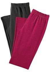 Vivance active Jazzpants, (2er-Pack), mit leicht ausgestelltem Bein, Lounge günstig online kaufen
