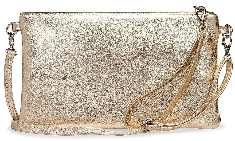 Caspar Clutch Leder Abendtasche Damen Umhängetasche günstig online kaufen