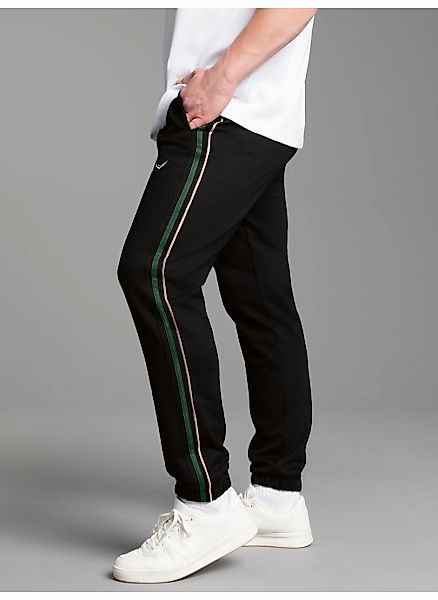 Trigema Jerseyhose "TRIGEMA Jogginghose mit Seitenstreifen" günstig online kaufen