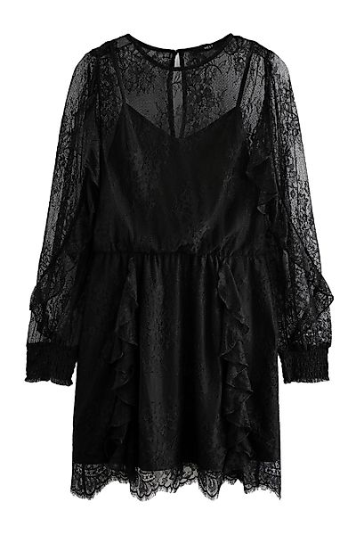 Next Spitzenkleid Langarm-Minikleid mit Spitze und günstig online kaufen