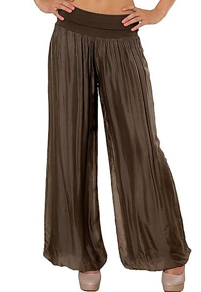 Caspar Palazzohose KHS010 elegante Damen Hose mit Seidenanteil Mit blickdic günstig online kaufen