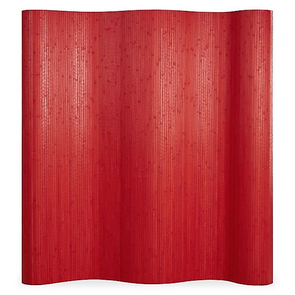 Homestyle4u Paravent Raumteiler in Rot 250x200 cm 304 günstig online kaufen