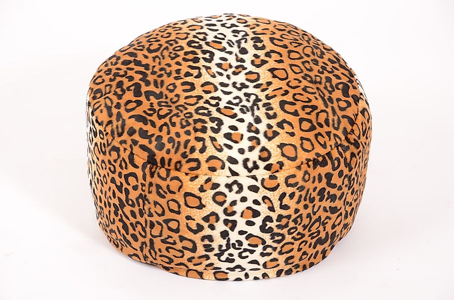 Licardo Hocker Hocker Pouf Tieroptik Gepardfell günstig online kaufen