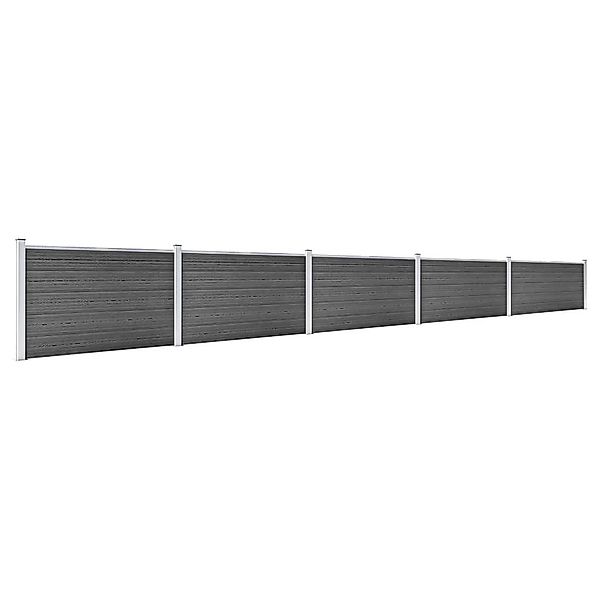 vidaXL Gartenzaun, Zaunelement Set WPC 872x105 günstig online kaufen