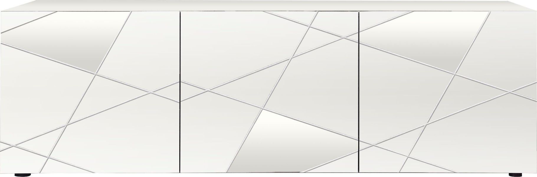 INOSIGN Lowboard "Vittoria" Breite 181 cm, Front mit Siebdruck und Spiegel günstig online kaufen