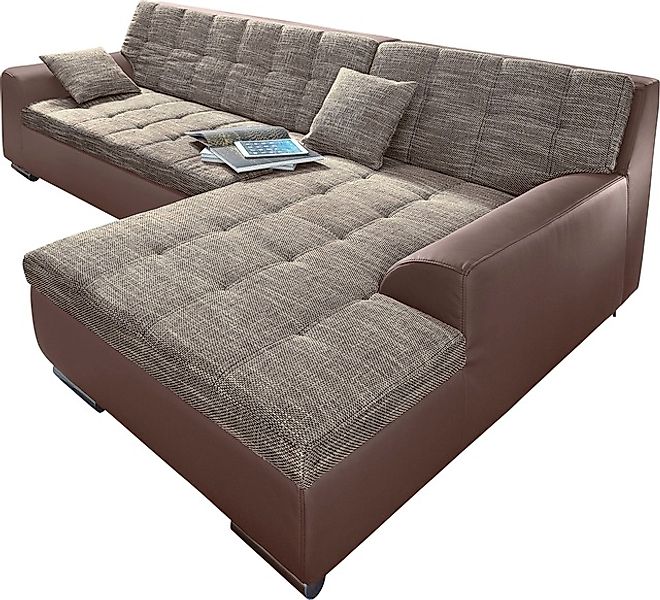 DOMO collection Ecksofa »Treviso viele Bezüge, auch in Cord, L-Form, B/T/H: günstig online kaufen