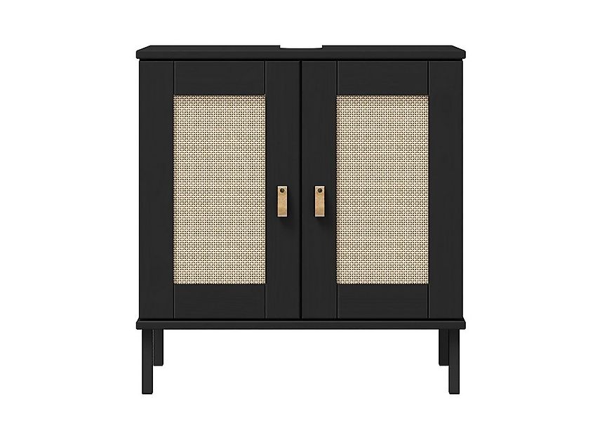 Woodroom Waschbeckenunterschrank Eleganter Massivholzschrank Valencia Badez günstig online kaufen