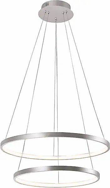 JUST LIGHT LED Pendelleuchte »CIRCLE« LED-Board 1 Stk. Warmweiß LED Hängela günstig online kaufen