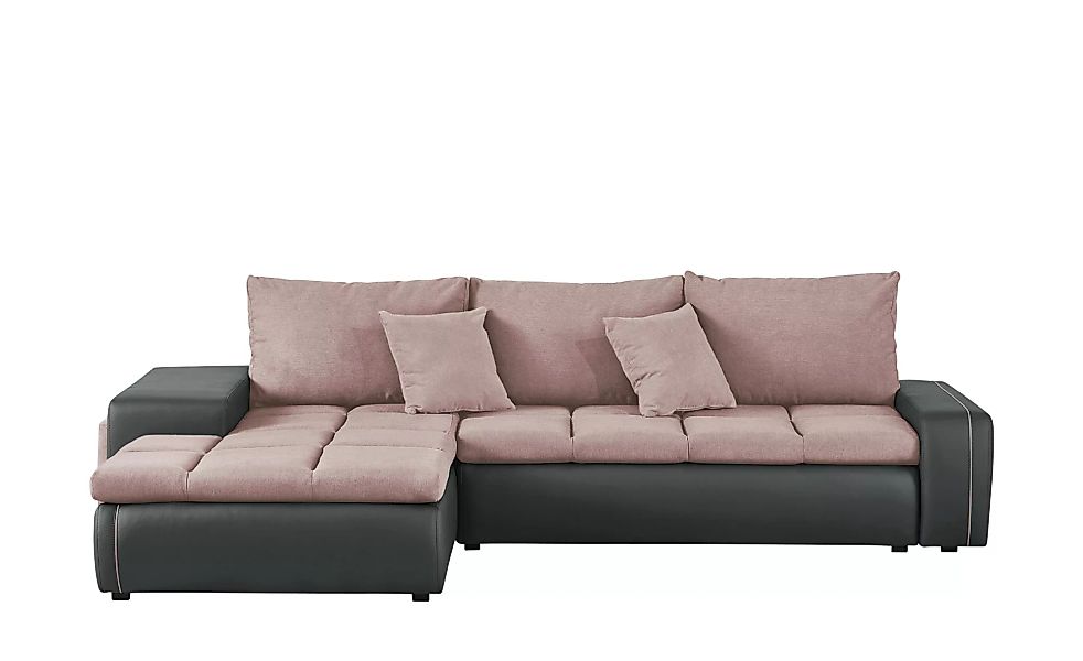 switch Ecksofa mit 2 Sitzhocker  Riva ¦ rosa/pink ¦ Maße (cm): B: 280 H: 75 günstig online kaufen