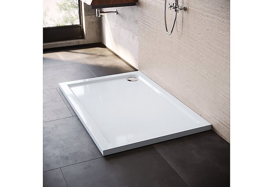 SONNI Duschwanne Rechteckige Quarzit-Duschwanne,Rutschfeste Duschwanne günstig online kaufen